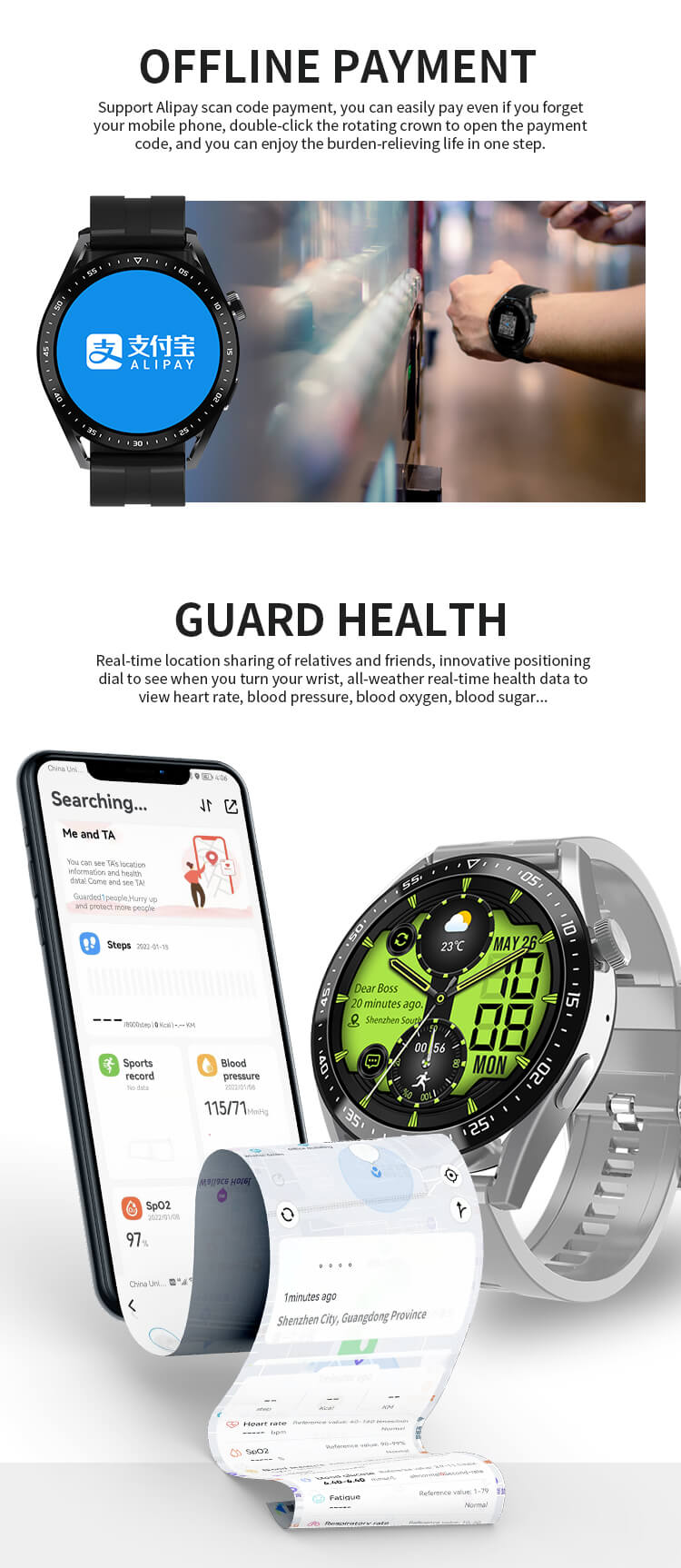 HW28 Orologi intelligenti con ricarica wireless classica eterna-Shenzhen Shengye Technology Co.,Ltd