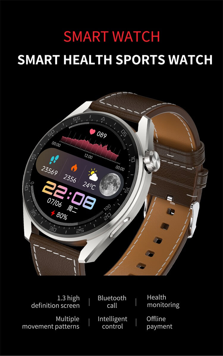 Reloj inteligente con pantalla táctil y pantalla redonda SK13-Shenzhen Shengye Technology Co., Ltd