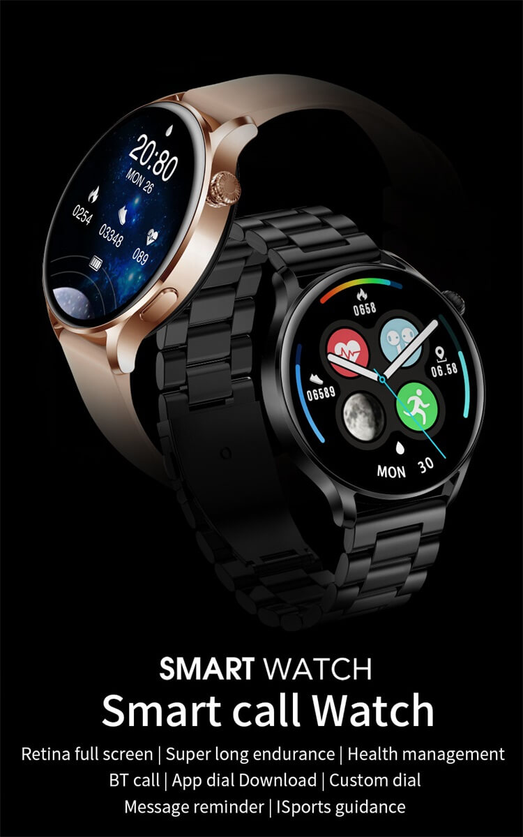 AK37 Retina Touch Screen Round Smartwatch-Shenzhen Shengye Technology Co.,Ltd