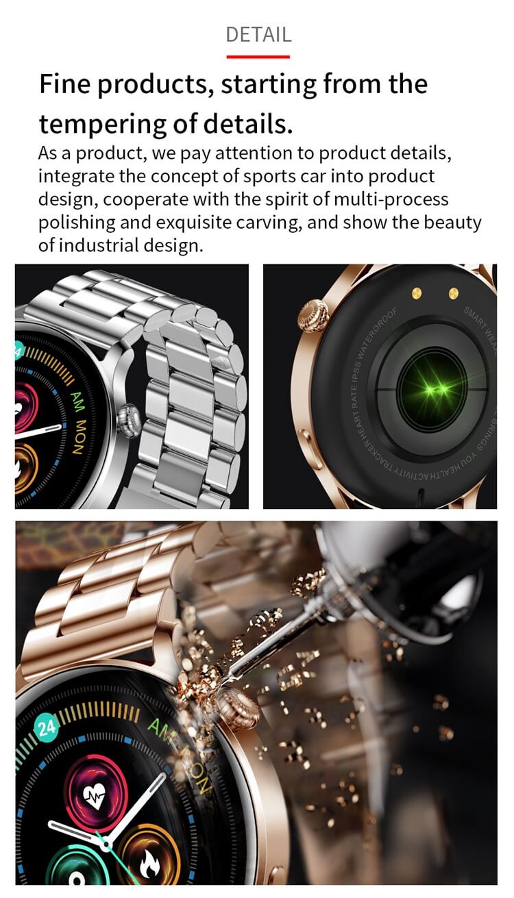 Montre intelligente ronde à écran tactile AK37 Retina-Shenzhen Shengye Technology Co., Ltd