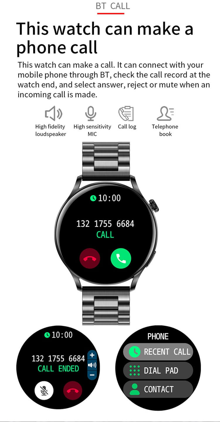 AK37 Retina Touch Screen Round Smartwatch-Shenzhen Shengye Technology Co.,Ltd