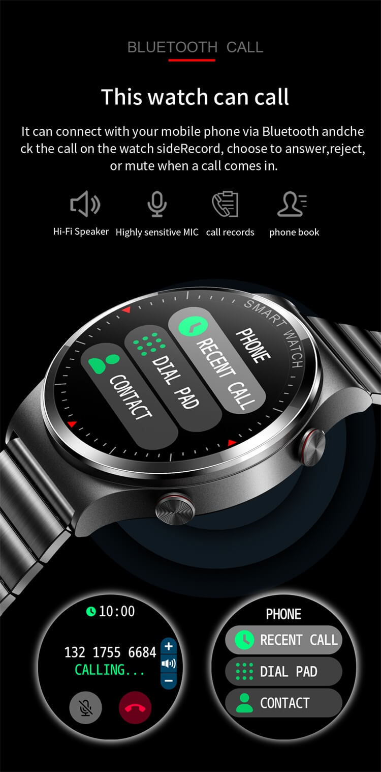 Okrągły smartwatch z ekranem dotykowym AK36 Retina-Shenzhen Shengye Technology Co., Ltd