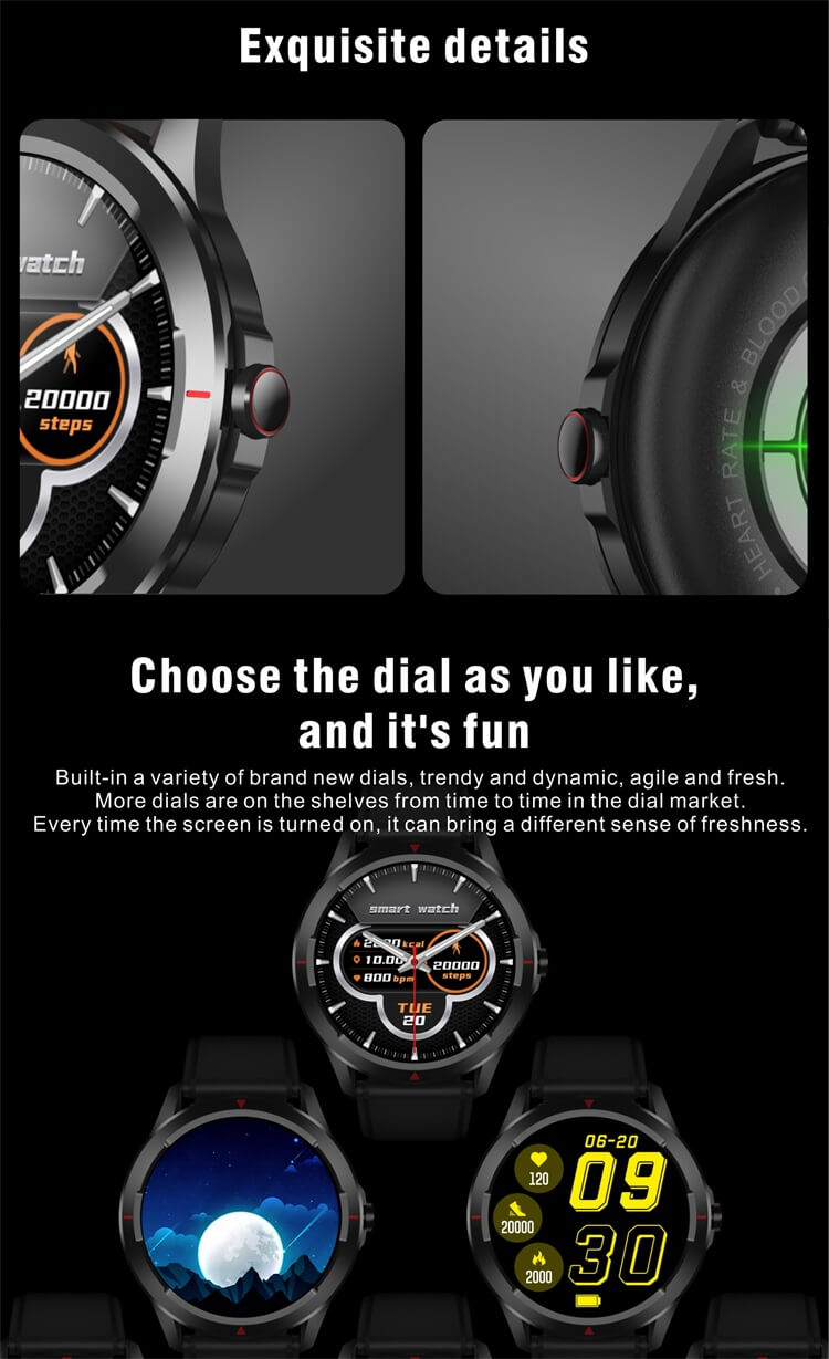 Q29 Commercial Waterproof Round Smart Wrist Watch-Shenzhen Shengye Technology Co.,Ltd