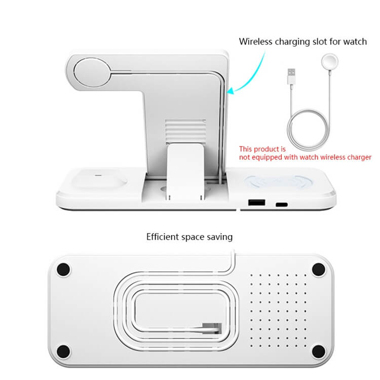 N51 4 em 1 vários carregadores sem fio de design fino - Shenzhen Shengye Technology Co., Ltd