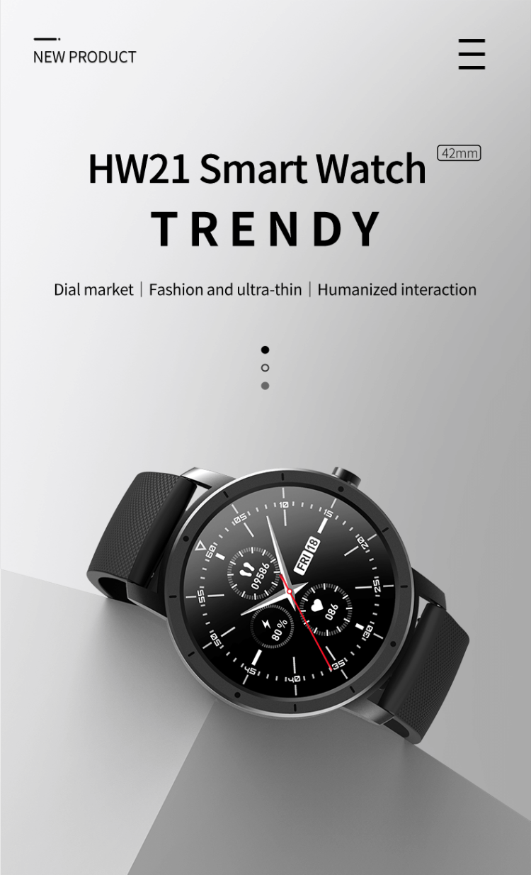 HW21 Yeni Lüks Yuvarlak Ekran Smartwatch-Shenzhen Shengye Technology Co.,Ltd