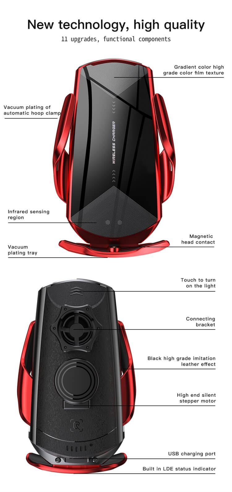 Q2 360 回転式携帯電話スマート充電器-Shenzhen Shengye Technology Co.,Ltd