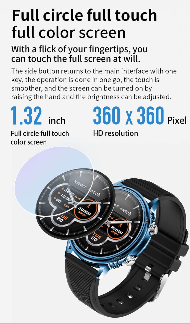 CF81 Waterproof Round Shape Games Sport Smart Watch-Shenzhen Shengye Technology Co.,Ltd