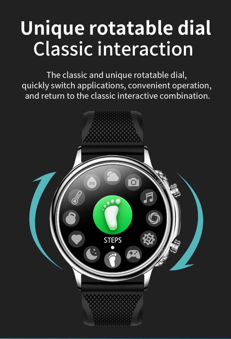 CF81 Giochi di forma rotonda impermeabili Sport Smart Watch-Shenzhen Shengye Technology Co.,Ltd