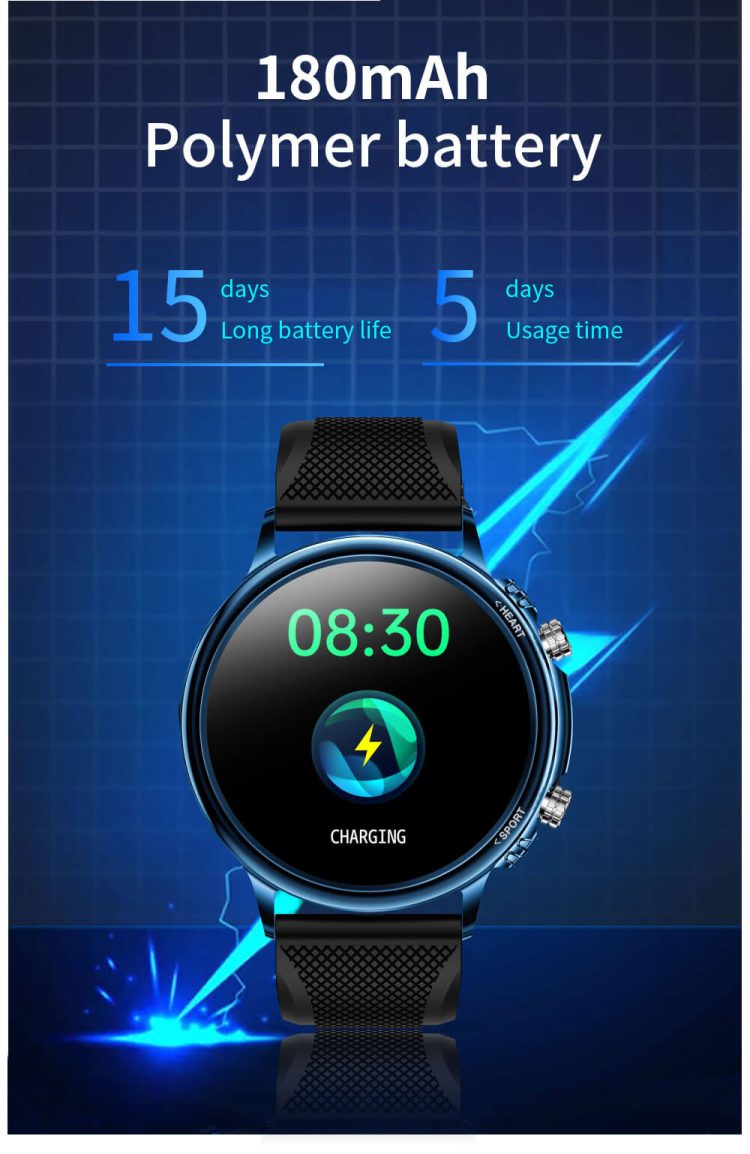 CF81 Giochi di forma rotonda impermeabili Sport Smart Watch-Shenzhen Shengye Technology Co.,Ltd