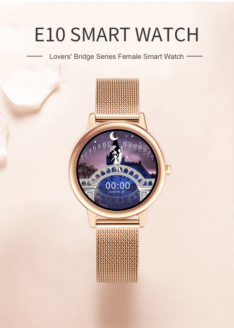 E10 Lady Fashion Luxury Design Bluetooth Smartwatch-Shenzhen Shengye Technology Co., Ltd