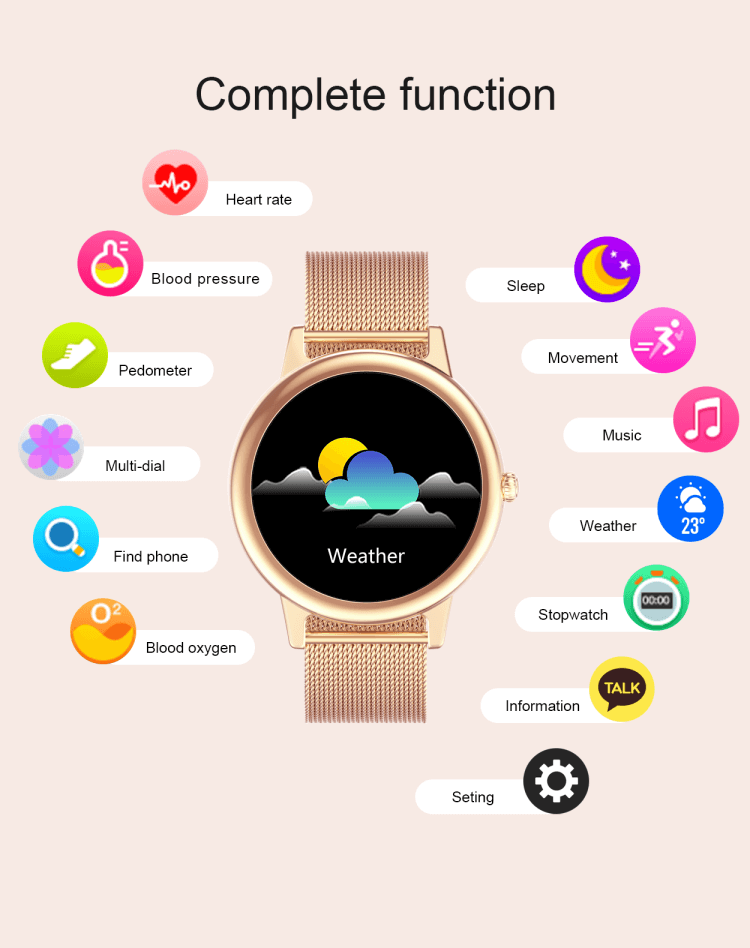 E10 Lady Fashion Luxury Design Bluetooth Smartwatch-Shenzhen Shengye Technology Co.,Ltd