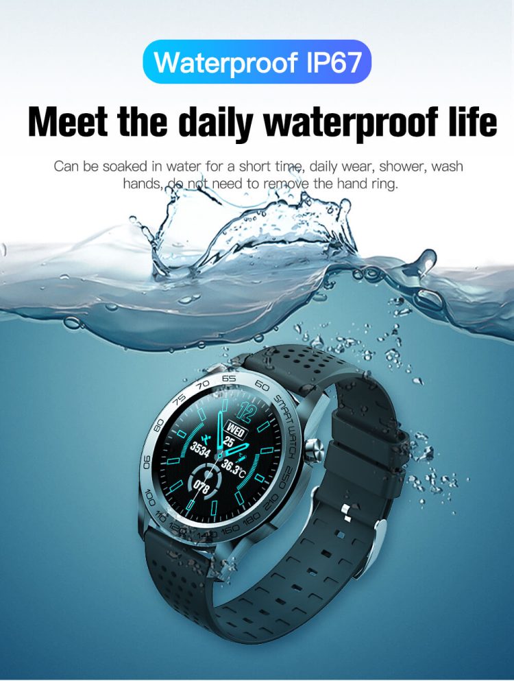 F22U Temperature Monitoring Tracking Round Smartwatch-Shenzhen Shengye Technology Co.,Ltd