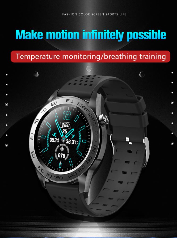 F22U Temperature Monitoring Tracking Round Smartwatch-Shenzhen Shengye Technology Co.,Ltd