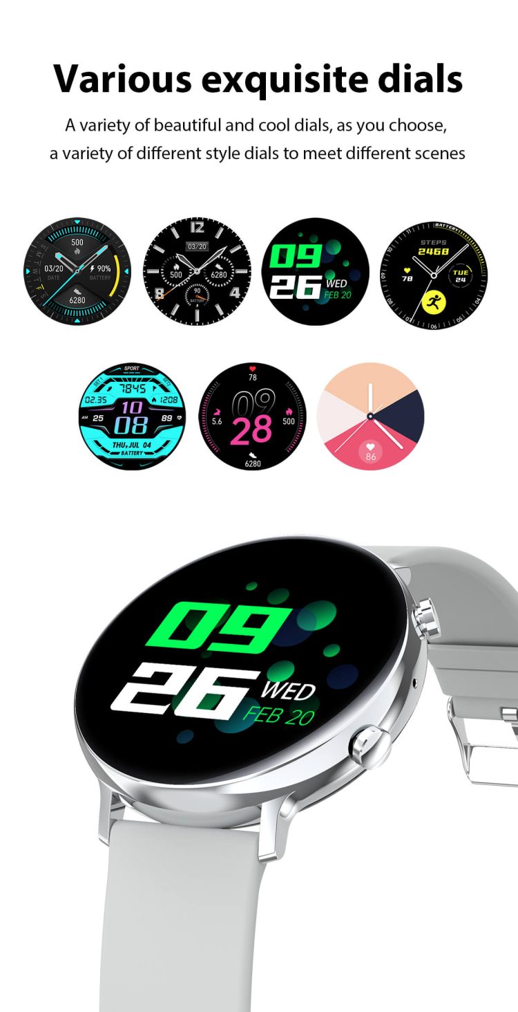 GW33 IP68 Waterproof Full Screen Smart Watch-Shenzhen Shengye Technology Co.,Ltd