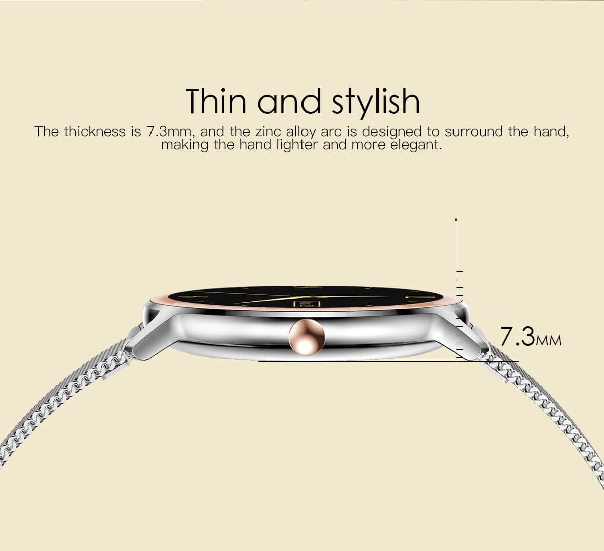 R18 Fashion Round Bracelet Women Lady Smartwatch-Shenzhen Shengye Technology Co.,Ltd