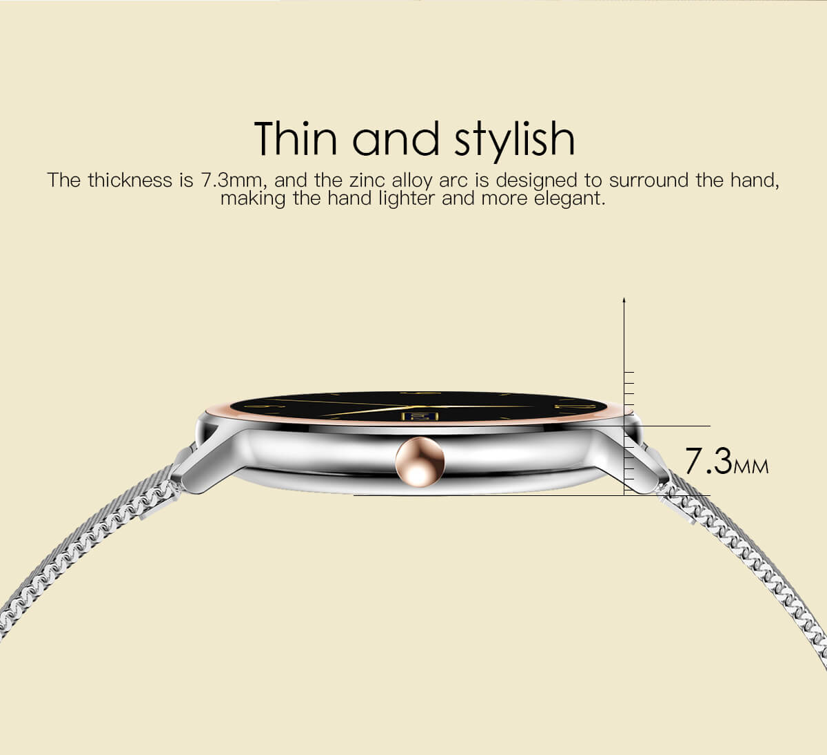 R18 Pulsera redonda de moda Mujer Lady Smartwatch-Shenzhen Shengye Technology Co.,Ltd