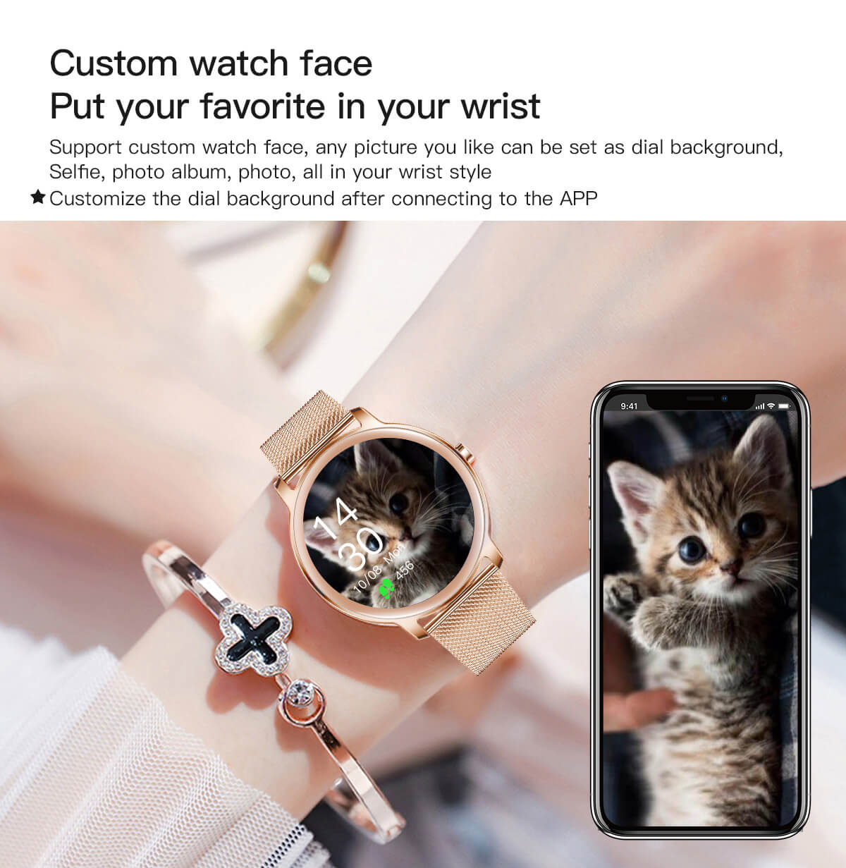 R18 Pulsera redonda de moda Mujer Lady Smartwatch-Shenzhen Shengye Technology Co.,Ltd