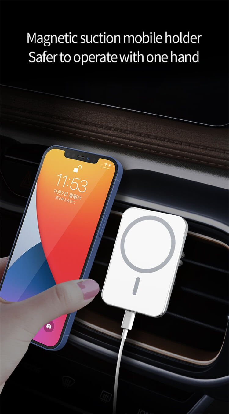 Cargador de coche inalámbrico USB con batería eléctrica X16 Qi-Shenzhen Shengye Technology Co.,Ltd