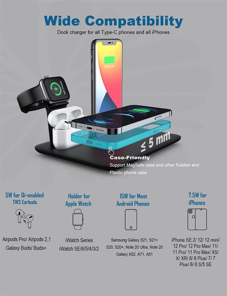 Suporte de carregador sem fio de carregamento rápido YM-UD17-Shenzhen Shengye Technology Co.,Ltd