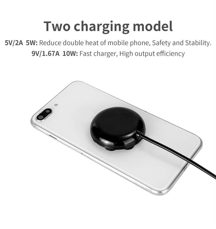 Mini Suction Cup Two Modes Wireless Charger Pad-Shenzhen Shengye Technology Co.,Ltd