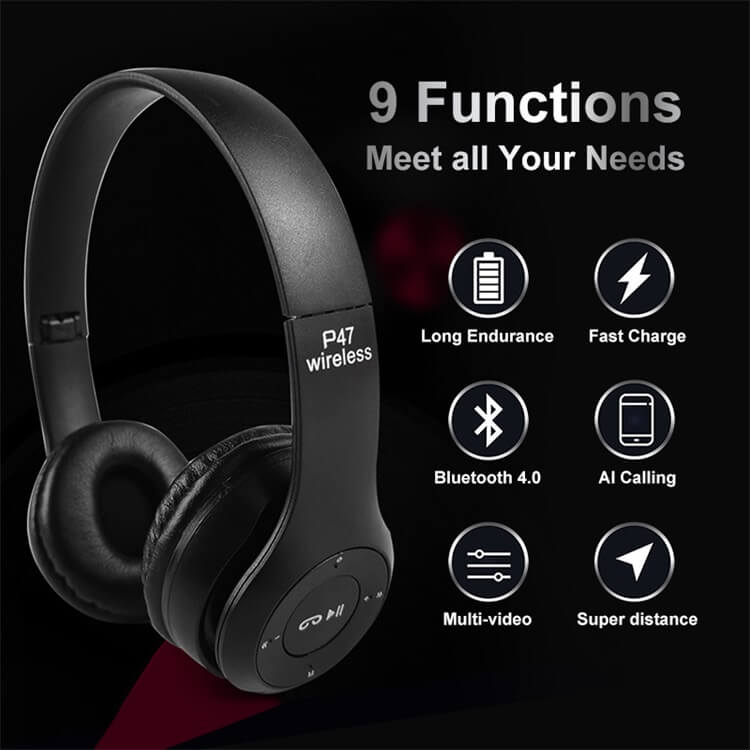 P47 Cheap Price Bluetooth Wireless Headset Over Ear Headphones-Shenzhen Shengye Technology Co.,Ltd