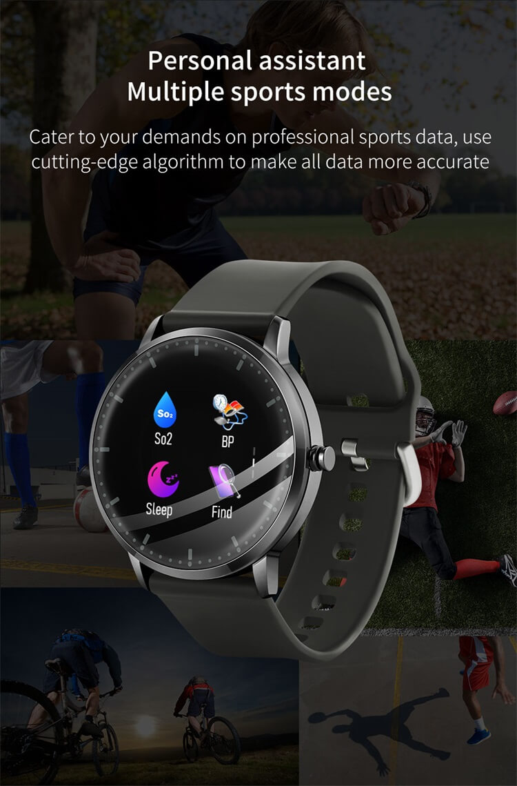 Montre intelligente T9 avec température corporelle entièrement tactile-Shenzhen Shengye Technology Co., Ltd