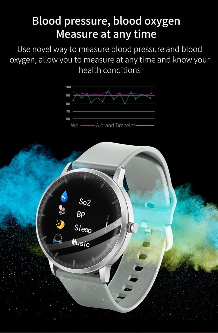 Смарт-часы T9 с сенсорным управлением и температурой тела-Shenzhen Shengye Technology Co.,Ltd