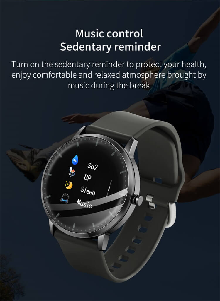 Montre intelligente T9 avec température corporelle entièrement tactile-Shenzhen Shengye Technology Co., Ltd