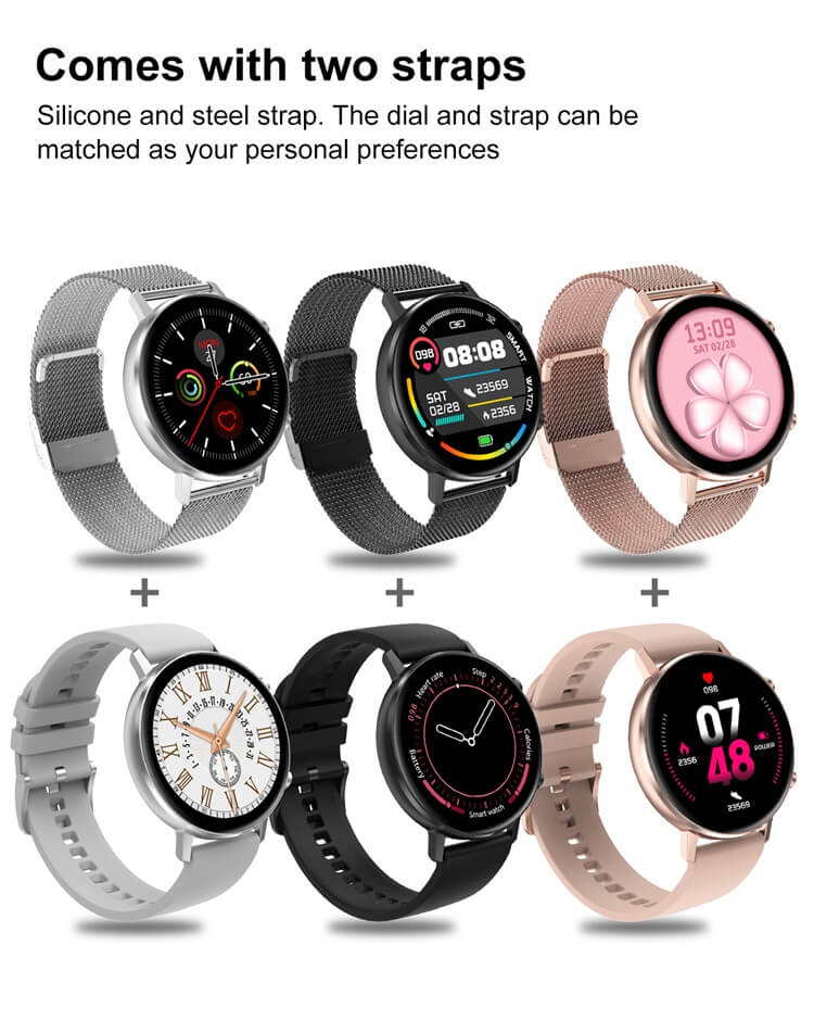 Reloj inteligente con pulsera de malla de monitoreo de actividad física DT96-Shenzhen Shengye Technology Co.,Ltd