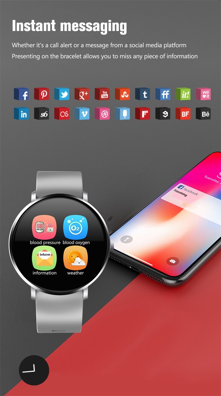 Relojes inteligentes de pantalla redonda con monitoreo de frecuencia cardíaca F25-Shenzhen Shengye Technology Co., Ltd