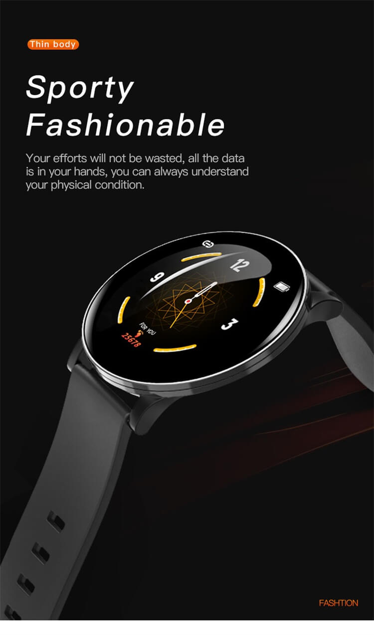 W8 Cuerpo delgado y liviano Record Health Date SmartWatch-Shenzhen Shengye Technology Co.,Ltd