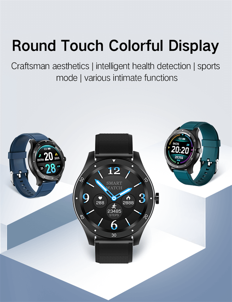 Έξυπνα ρολόγια S6 Round Touch με πολύχρωμη οθόνη-Shenzhen Shengye Technology Co., Ltd