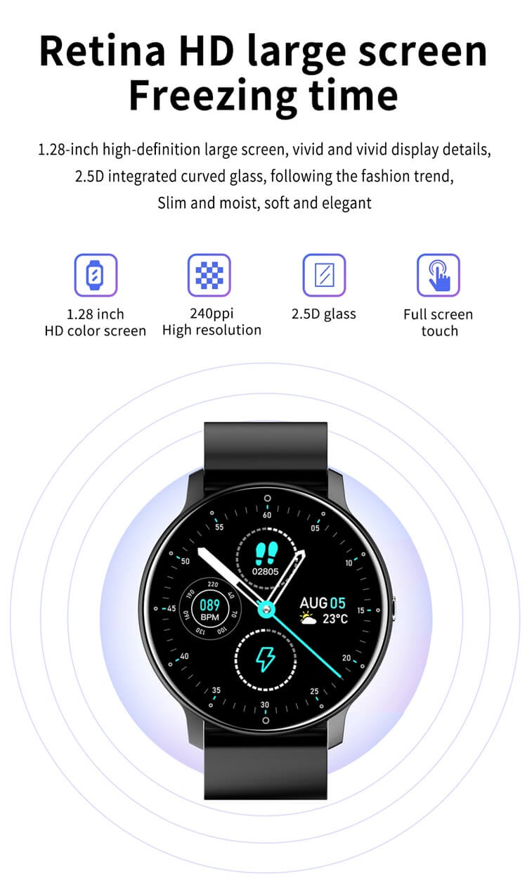 ZL02D Ultra-vékony test, könnyű kialakítású óra – Shenzhen Shengye Technology Co., Ltd.