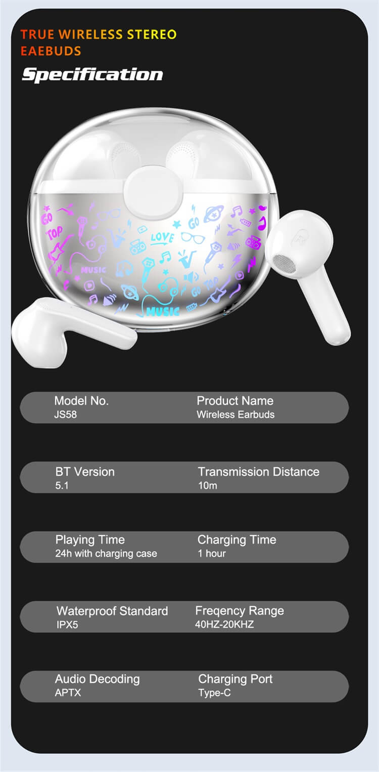 D58 Ture Estéreo inalámbrico Exquisitos Auriculares Auriculares Proveedor mayorista-Shenzhen Shengye Technology Co., Ltd