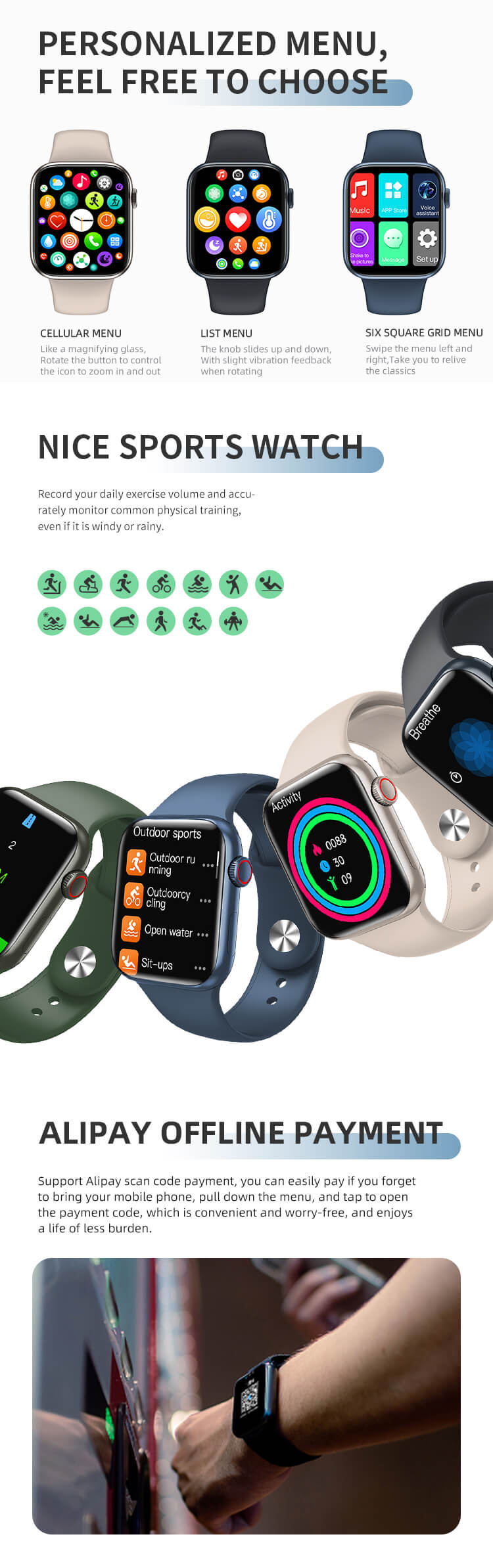 HW17 Smartwatch Product Details-Shenzhen Shengye Technology Co.,Ltd