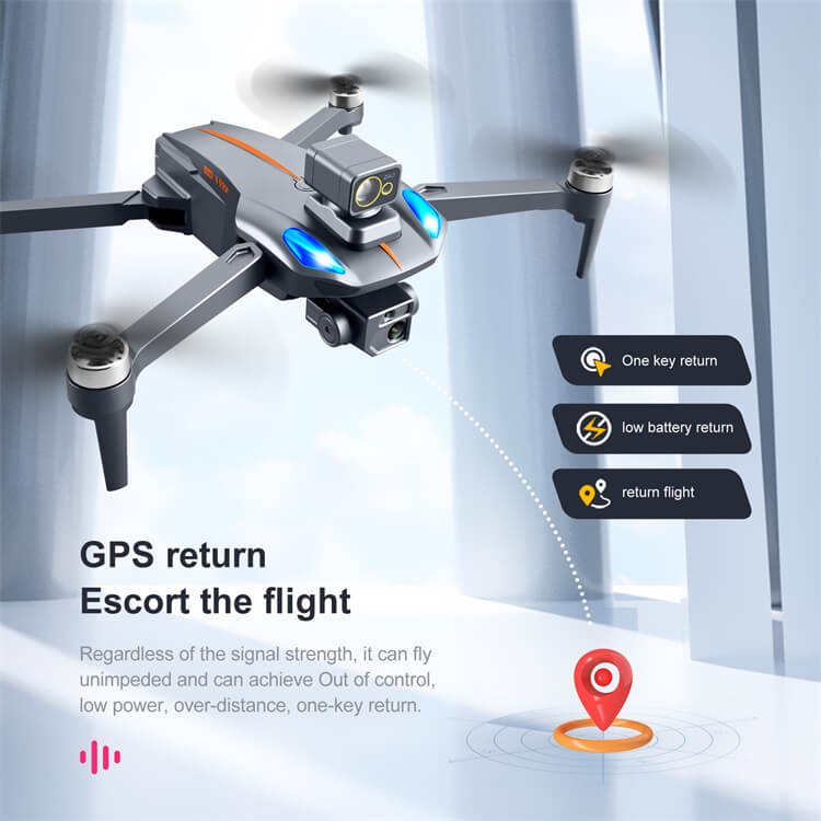 K911 Max. 20 minuten vluchtduur Batterijduur 1,2 km straal 8K ESC Dubbele camera GPS Smart Return Professionele RC Drone-Shenzhen Shengye Technology Co.,Ltd