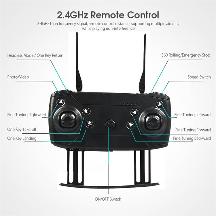 E58 contrôle longue Distance grande batterie Wifi quadrirotor moteur 4K HD caméra Mini Drone-Shenzhen Shengye Technology Co., Ltd