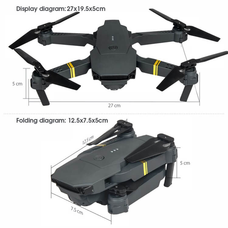 E58 Controllo a lunga distanza Batteria grande Wifi Quadcopter Motore Videocamera 4K HD Mini drone-Shenzhen Shengye Technology Co., Ltd