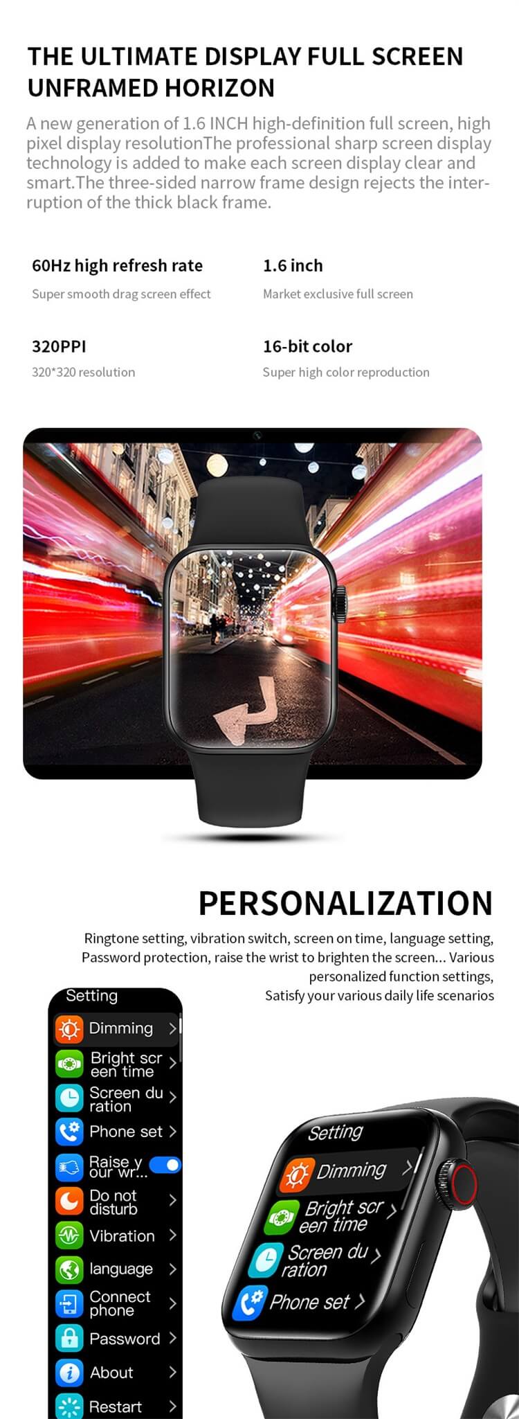 Hw18 Smartwatch Product Details-Shenzhen Shengye Technology Co.,Ltd