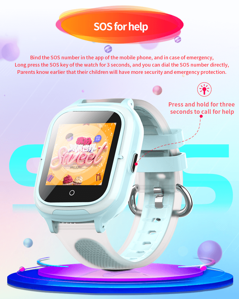 DF55 Sim 4G GPS Kids Smart Watch-Shenzhen Shengye Technology Co.,Ltd