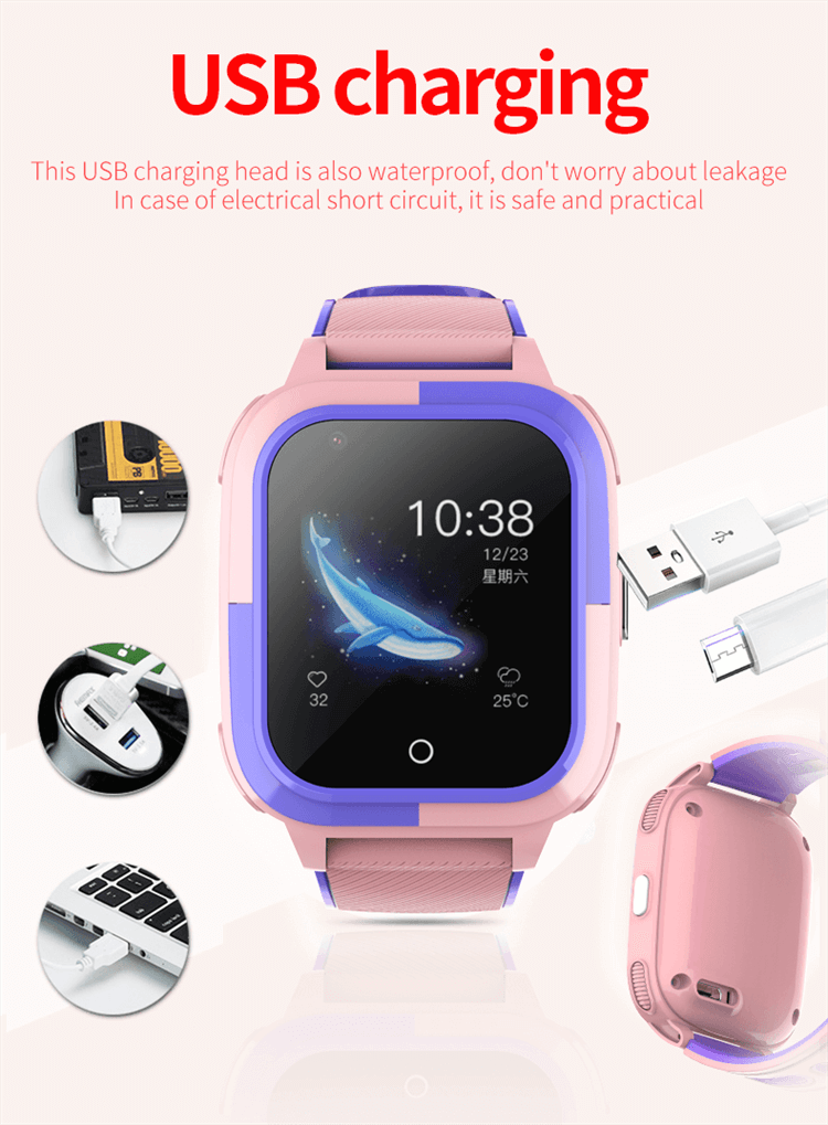 DF56 4G SIM-Karte Kinder SOS Smart Watch-Shenzhen Shengye Technology Co.,Ltd