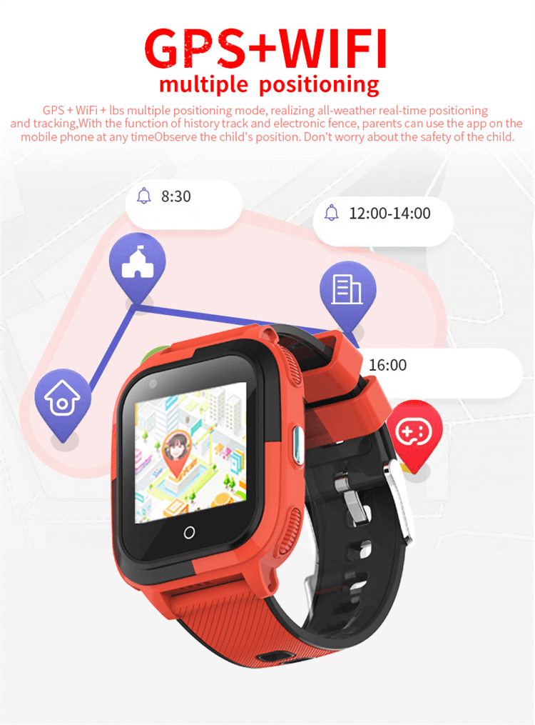 DF56 4G SIM-Karte Kinder SOS Smart Watch-Shenzhen Shengye Technology Co.,Ltd