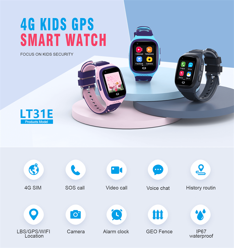 LT31E GPS LBS Wifi Location Kids Smart Watch-Shenzhen Shengye Technology Co.,Ltd