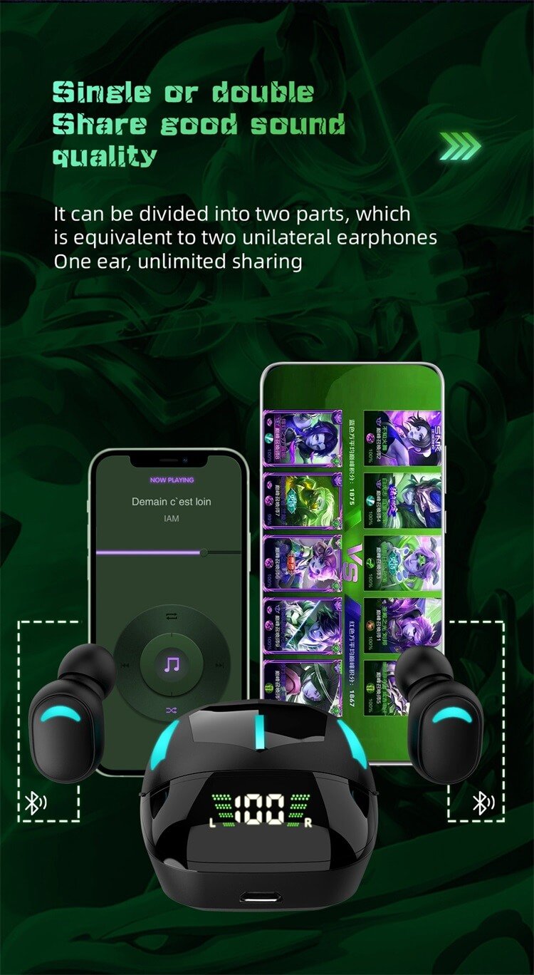 G7S Factory Customize Ultra-low Delay Precision Listen Gaming Earbuds-Shenzhen Shengye Technology Co.,Ltd