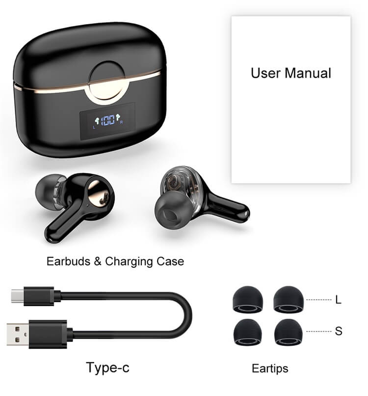 T22 Black Bluetooth Call Music In-ear Running Earbuds Wholesale Supplier-Shenzhen Shengye Technology Co.,Ltd