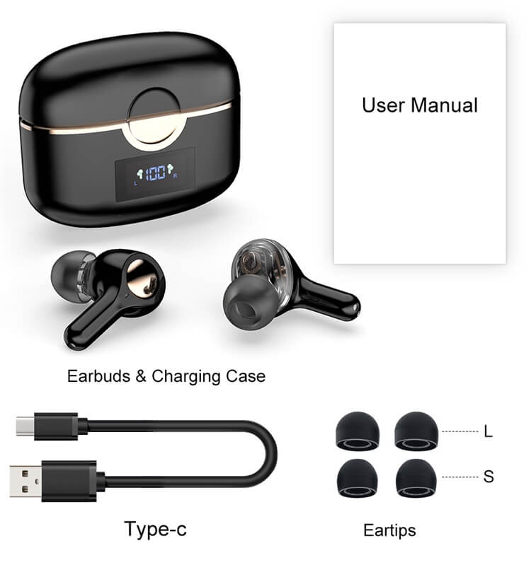 T22 Black Bluetooth Call Music Наушники-вкладыши для бега Оптовый поставщик-Shenzhen Shengye Technology Co., Ltd