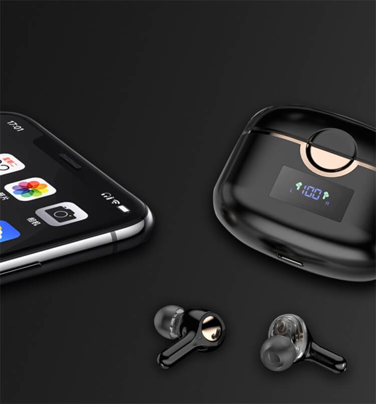 T22 Black Bluetooth Call Music Наушники-вкладыши для бега Оптовый поставщик-Shenzhen Shengye Technology Co., Ltd