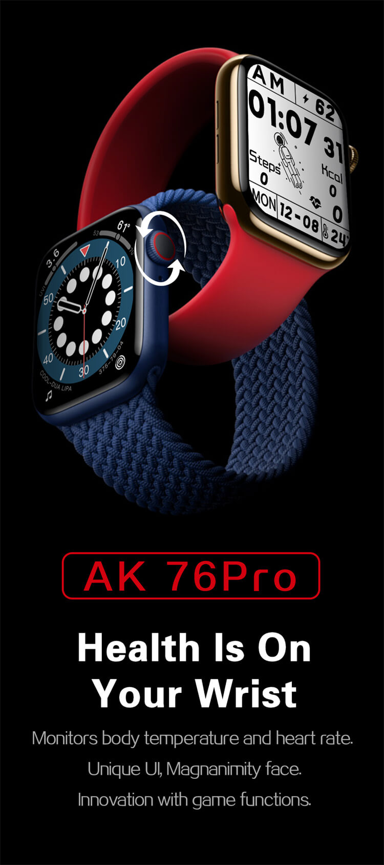 AK76 PRO Smartwatch Product Details-Shenzhen Shengye Technology Co.,Ltd