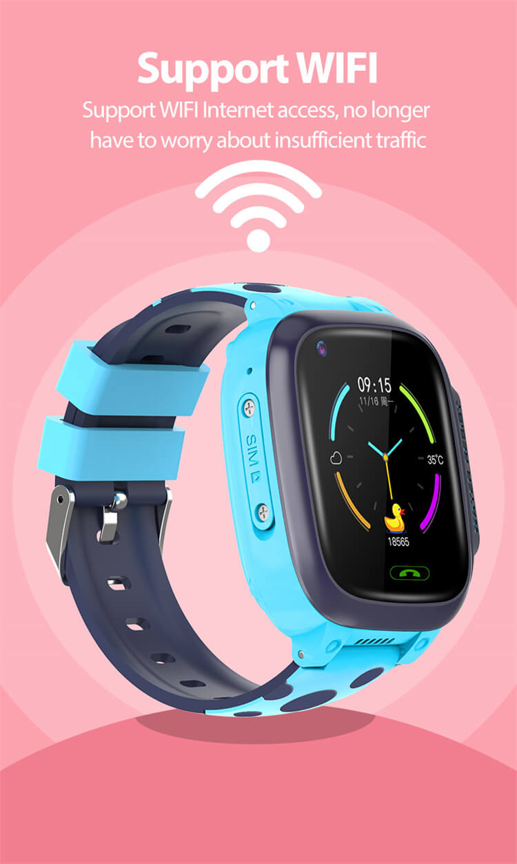 Montre d'appel intelligente pour enfants vidéo Y95 AI 4G-Shenzhen Shengye Technology Co., Ltd