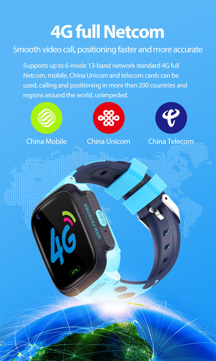 Montre d'appel intelligente pour enfants vidéo Y95 AI 4G-Shenzhen Shengye Technology Co., Ltd